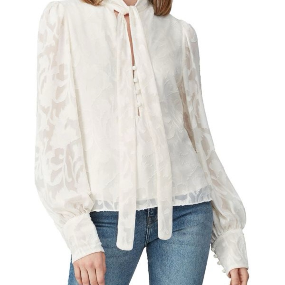 Alexis Julita Floral Tie Blouse XL